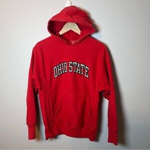 Ohio State Buckeyes Hoodie Men’s XS‎ Team Red Sweatshirt Fleece Pullover **READ